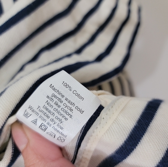 J. Crew Blue and white striped Soft Cotton Blazer Jacket Size XS - Picture 10 of 15